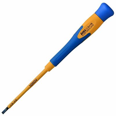 ANEX PRECISION INSULATED SCREWDRIVER (SLOTTED 3mm) 3590-3-75 MADE IN JAPAN