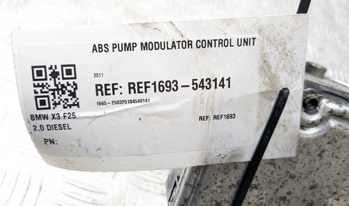 BMW X3 F25 ABS PUMP MODULATOR CONTROL UNIT 2.0 DIESEL 2011 6850574 - Picture 10 of 10