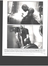 8 x 10 B & W  PHOTO-TYRESE GIBSON & VING RHAMES