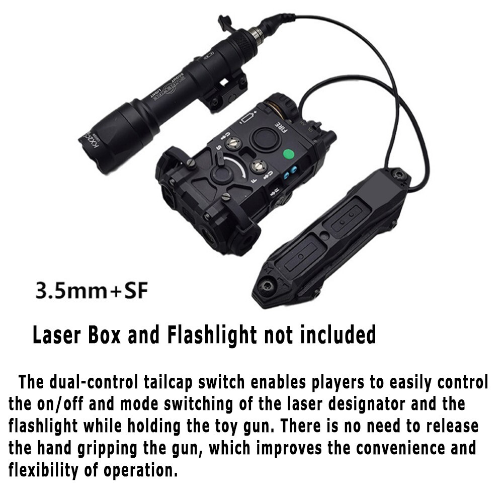 2.5mm or 3.5mm Dual-Control Tailcap Switch Connector for PEQ-15