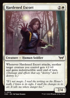 Hardened Escort Foil (016) Duskmourn: House of Horror DSK MTG Magic