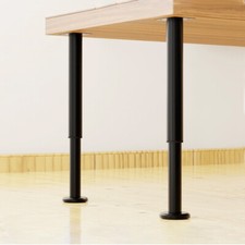 4Pcs Metal Adujustable Furniture Legs Sofa Cabinet Chair Couch Cupboard & Screws