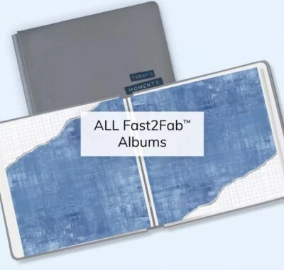 Rare Creative Memories 12X12 Quick Fast2Fab Scrapbook Album & Predesigned Page N