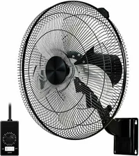 Simple Deluxe 18 Inch Household Commercial Wall Mount Fan Horizontal Oscillation