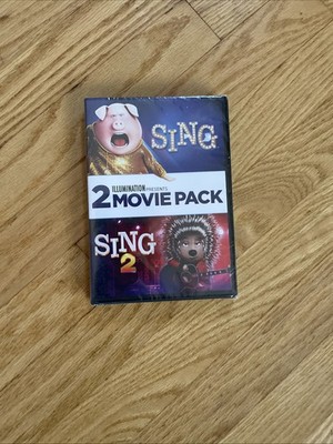 Sing / Sing 2 DVD Matthew McConaughey NEW Sealed
