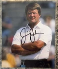 Jimmy Johnson Autographed 8x10 Photo Miami Hurricanes Super Bowl Champ Etc GOOD