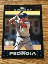 Dustin Pedroia 2007 Topps Rookie Card RC #578 - Boston Red Sox