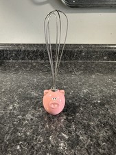 Joie Piggy Wiggy Pigface Little Egg Mixing Whisk Beater