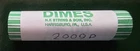 2009 D ROOSEVELT DIME ROLL 50 UNCIRCULATED