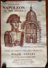 Plakat Ausstellung Napoleon Und Sein Epoche Roger-Viollet Rathaus Invaliden 1980