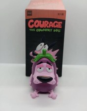 Courage The Cowardly Dog Eggplant Figure JINART Vinyl Toy Rare Cartoon Network