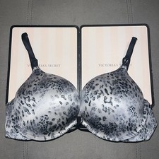 Victoria  s Secret 36C Miraculous Plunge Bombshell Add 2 Cups Super Push Up Bra