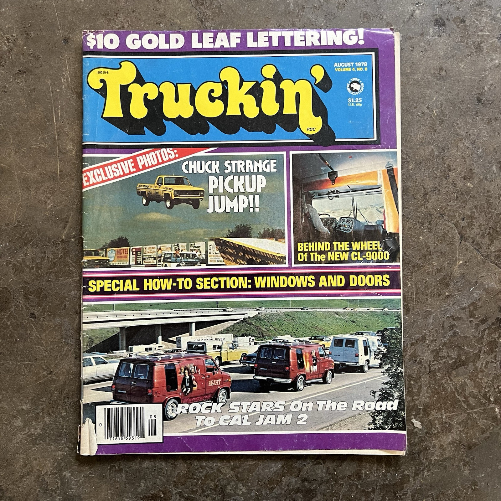 Vintage Truckin’ magazine august 1979 boogie vans hotrods classics cars