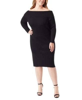 Jessica Simpson Trendy Plus Size Aaryn Rib-Kni 29038678999 2X RT $99.5 #2
