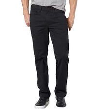 Dockers Men's Pleated Classic Fit Signature Khaki Lux Cotton Stretch Pants Black