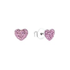 Princess Lillifee Children Earrings Ear Studs Silver Preciosa Heart 2036979