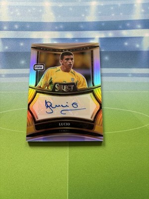 2024-25 Panini Select FIFA Signatures Lucio Brazil