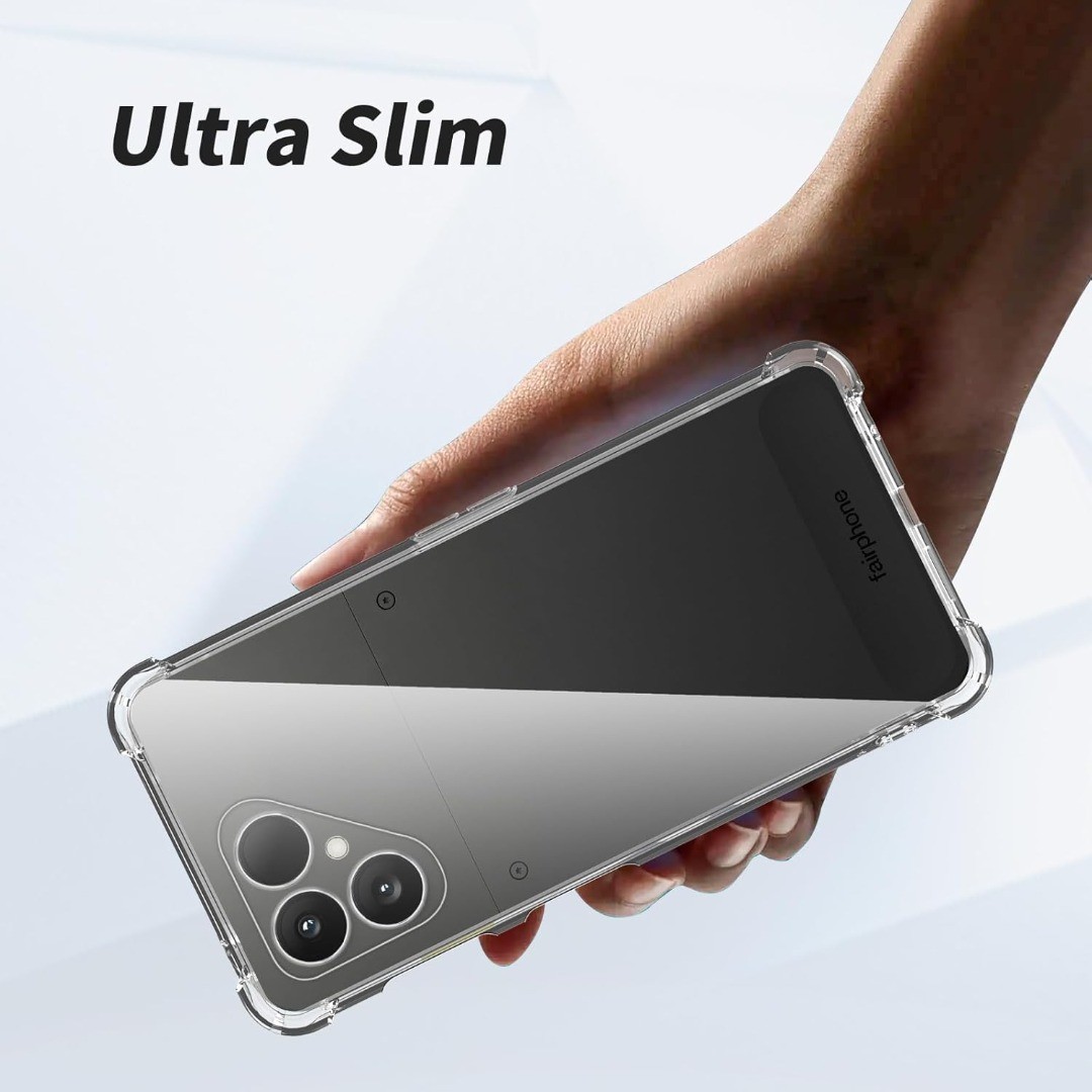 Phone Case For Fairphone 4 (6.3") With 1 Pack Screen Protector, HGJTF 360° Phone Magnetic Ring Holder, Ultra Thin Translucent Soft Silicone Shockproof Shell Cover For Fairphone 4 - View #12
