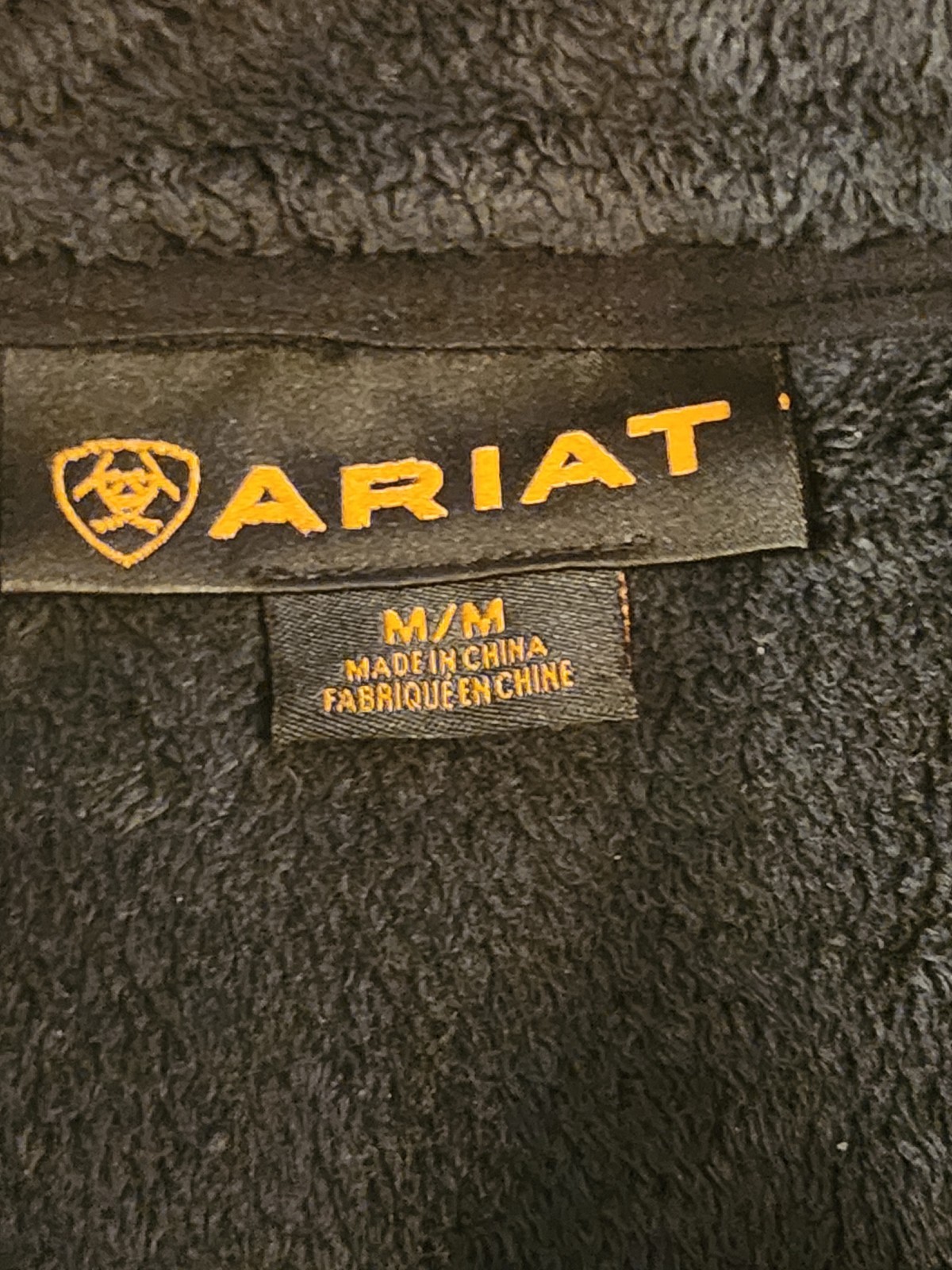 Black Softshell Ariat Jacket womens Medium Stirrup Zipper Accent Excellent M