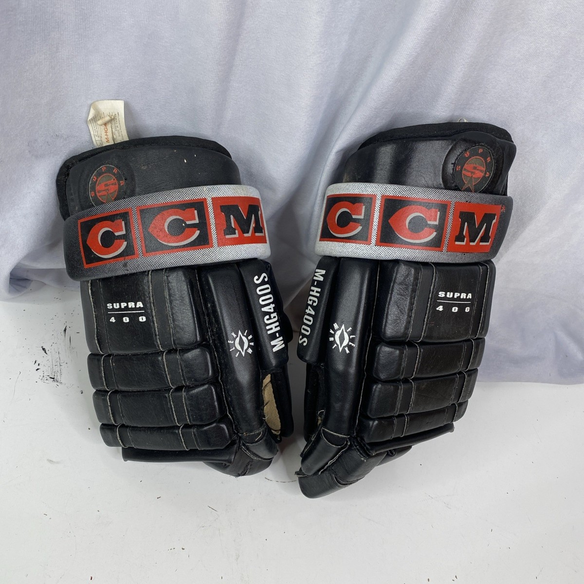 CCM Supra 400 M-HG400S Vintage 1980s Adult Hockey Gloves Black | eBay