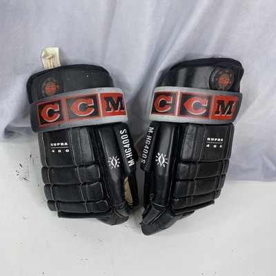 CCM Supra 400 M-HG400S Vintage 1980s Adult Hockey Gloves Black | eBay