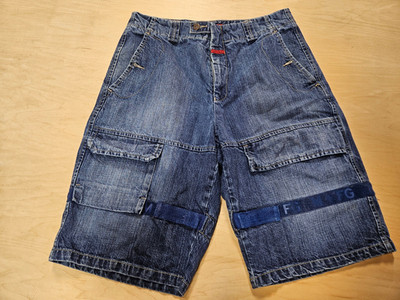Vintage Y2K Marithe Francois Girbaud Denim Shorts Blue Shuttle Tape Men's 34