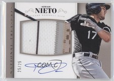 2014 Panini National Treasures Gold 25/25 Adrian Nieto #199 Auto 0o9