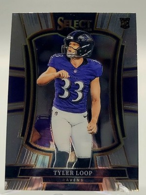 2025 SELECT TYLER LOOP PREMIER LEVEL ROOKIE FOOTBALL CARD RAVENS NFL 161