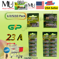1-2-5-10 PACK GP A23 12V Alkaline 23-A replacement battery Free Shipping