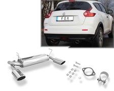 FOX Sportauspuff Nissan Juke F15 Allrad, 2010-2019, 115x85mm oval re/li