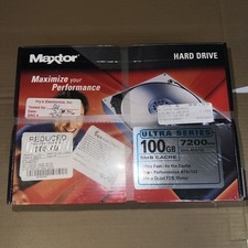 Maxtor Hard Drive Ultra Series 100 Gigabytes 7200 RPM 8MB Cache NEW