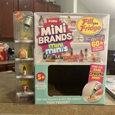 Mini Brands Fill The Fridge Display Box With Minis In Display