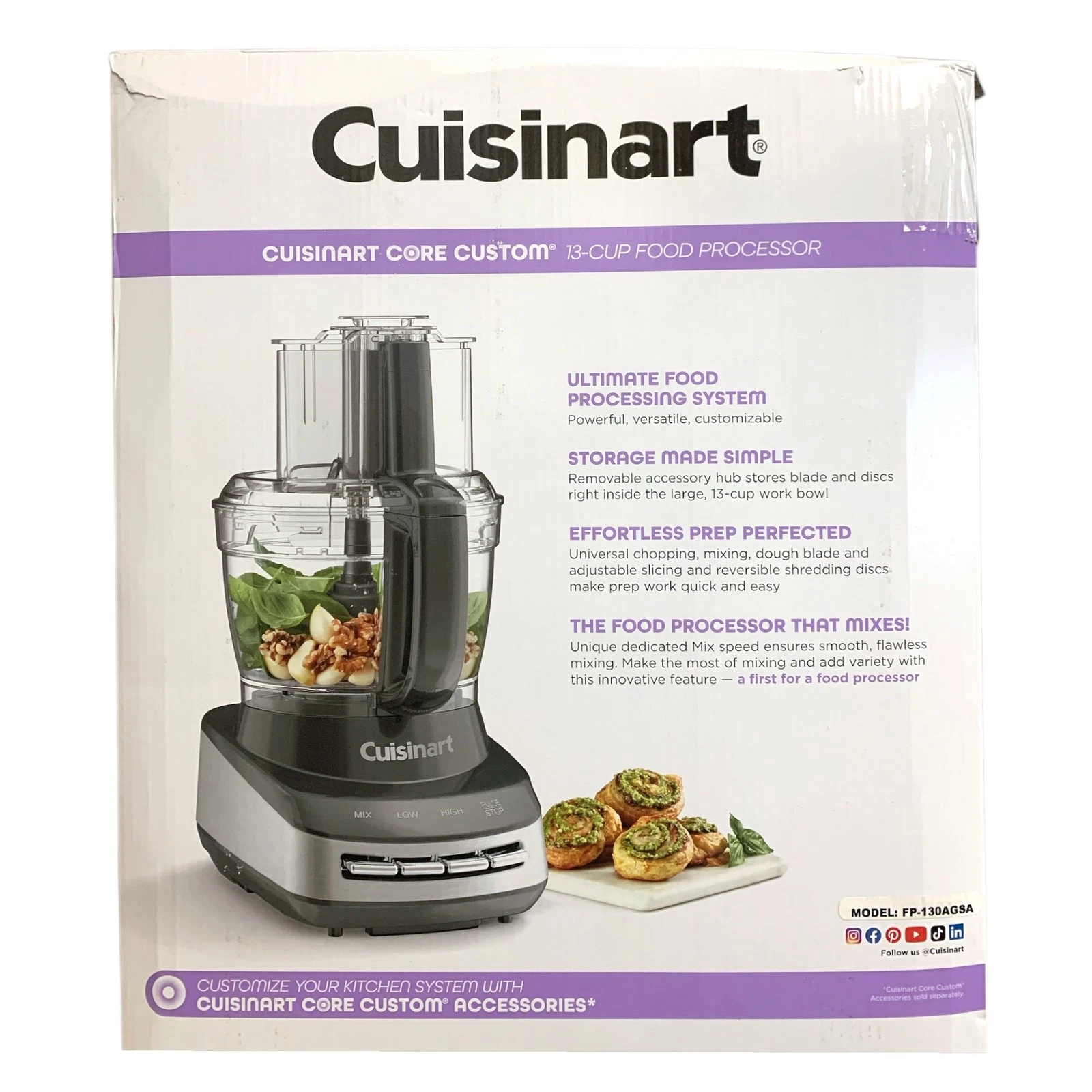 Cuisinart Core Custom 13-Cup Food Processor - Chop, Puree, Shred, Slice & More
Opens in a new window