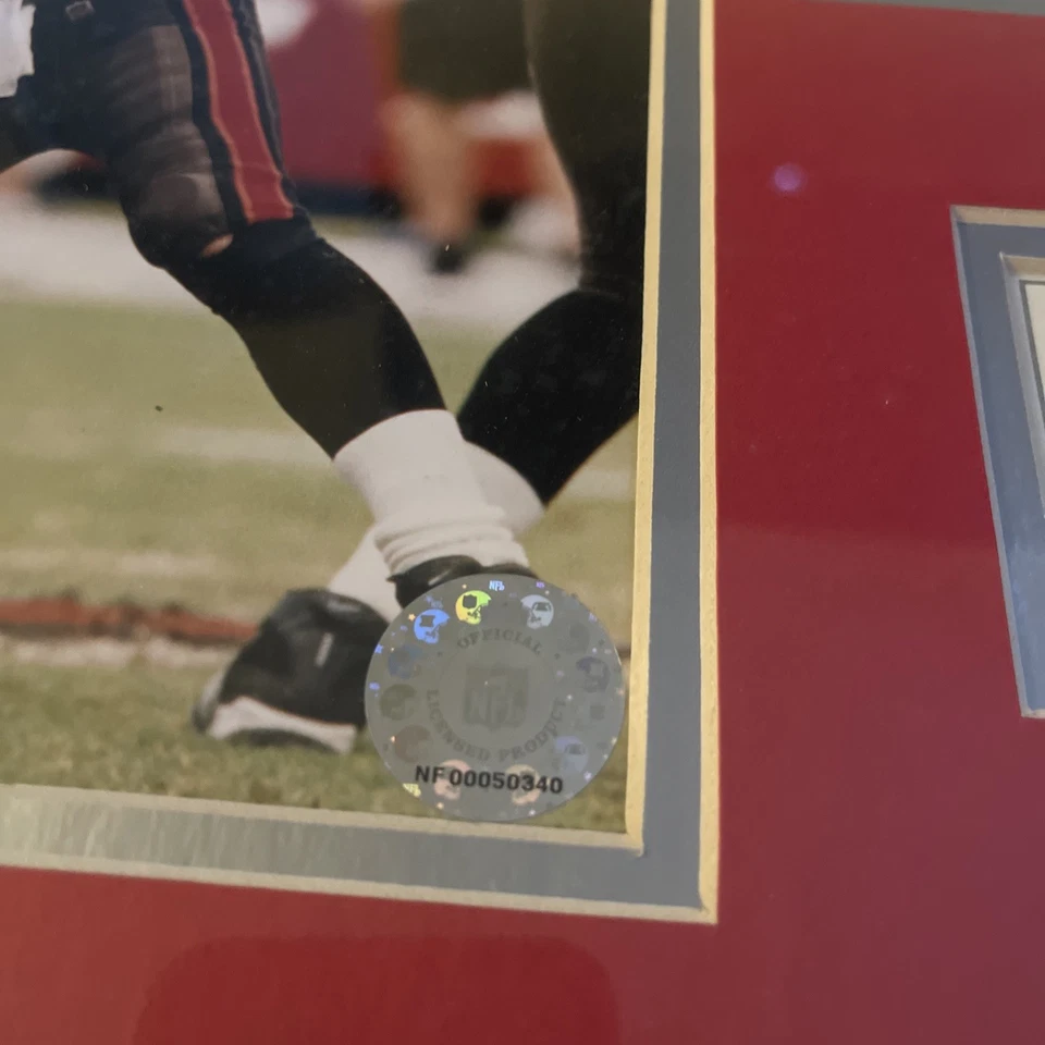 Fotos y estadísticas de Brad Johnson NFL de 11x14 enmarcadas de la colección 2001 Foto 2 de 4