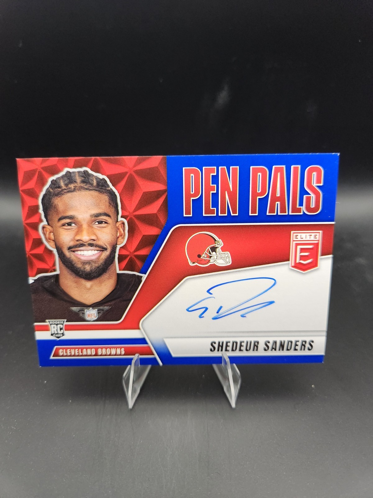 2025 Donruss Elite - Shedeur Sanders Pen Pals RC On-card Auto -Browns
