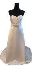 MSRP $299 NWT Satin Bridal Wedding Dress Women's Size 6