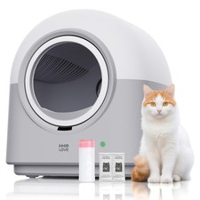 Automatic Self-Cleaning Litter Box 60L Hands-Free Robot Safe Anti-Pinch for Cats