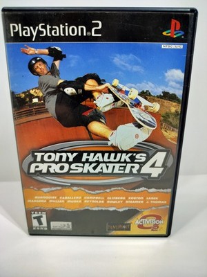 Tony Hawk's Pro Skater 4 (Sony PlayStation 2, 2002) CIB scuffs on disc