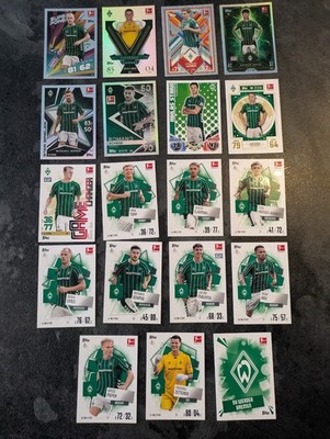 Topps Bundesliga Match Attax 2025/26 Teamset SV Werder Bremen 19 Karten