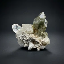 Chlorite-Included Quartz Cluster (Green Phantom Quartz) | Pakistan