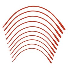 10 Pack Red Flexible Rubber Lamb Feeding Tubes - 5 Pieces - 16 FR - 10 Pieces
