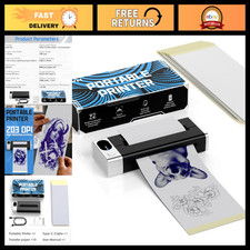 Wireless Bluetooth Mini Thermal Tattoo Stencil Printer - KVM Compatible, Portabl