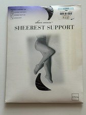 Vintage JCPenney Sheer Caress Sheerest Support Control Top Taupe Pantyhose LONG