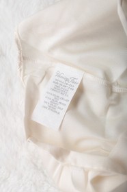 Vanity Fair Vintage 90s Glam Soft Silky Satin Full Slip Nightgown 36 Med Ivory