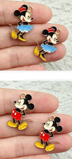 40Pcs cartoon mickey minnie mix cute Charm necklace Pendant DIY Jewelry Making