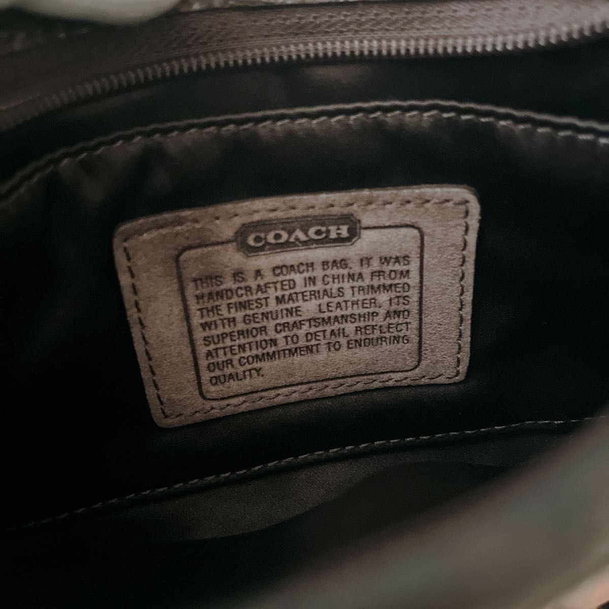 COACH Patchwork Signature Multicolor Turnlock Acc… - image 13