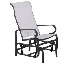 Patio Sling Fabric Glider Outdoor Swing Chair Seat Lounger Porch Rocker