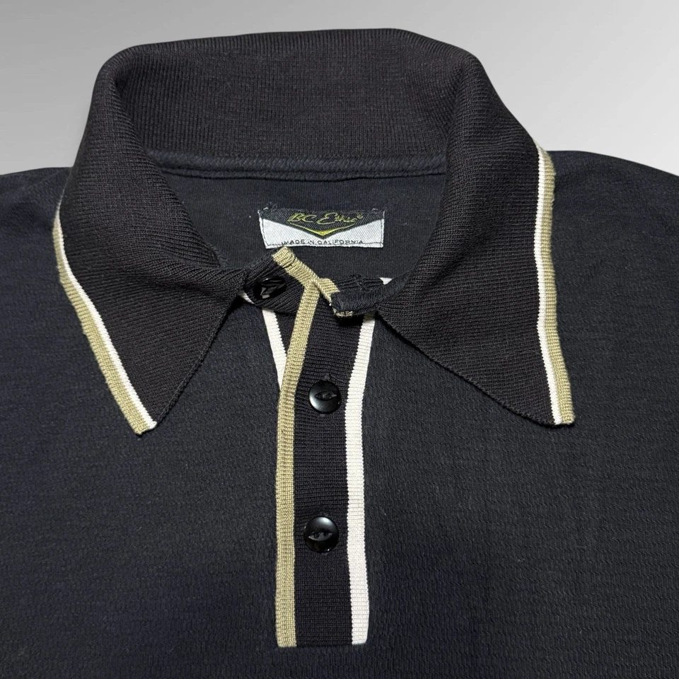 Vintage 90s BC Ethic Longsleeve Polo - Image 2 of 4