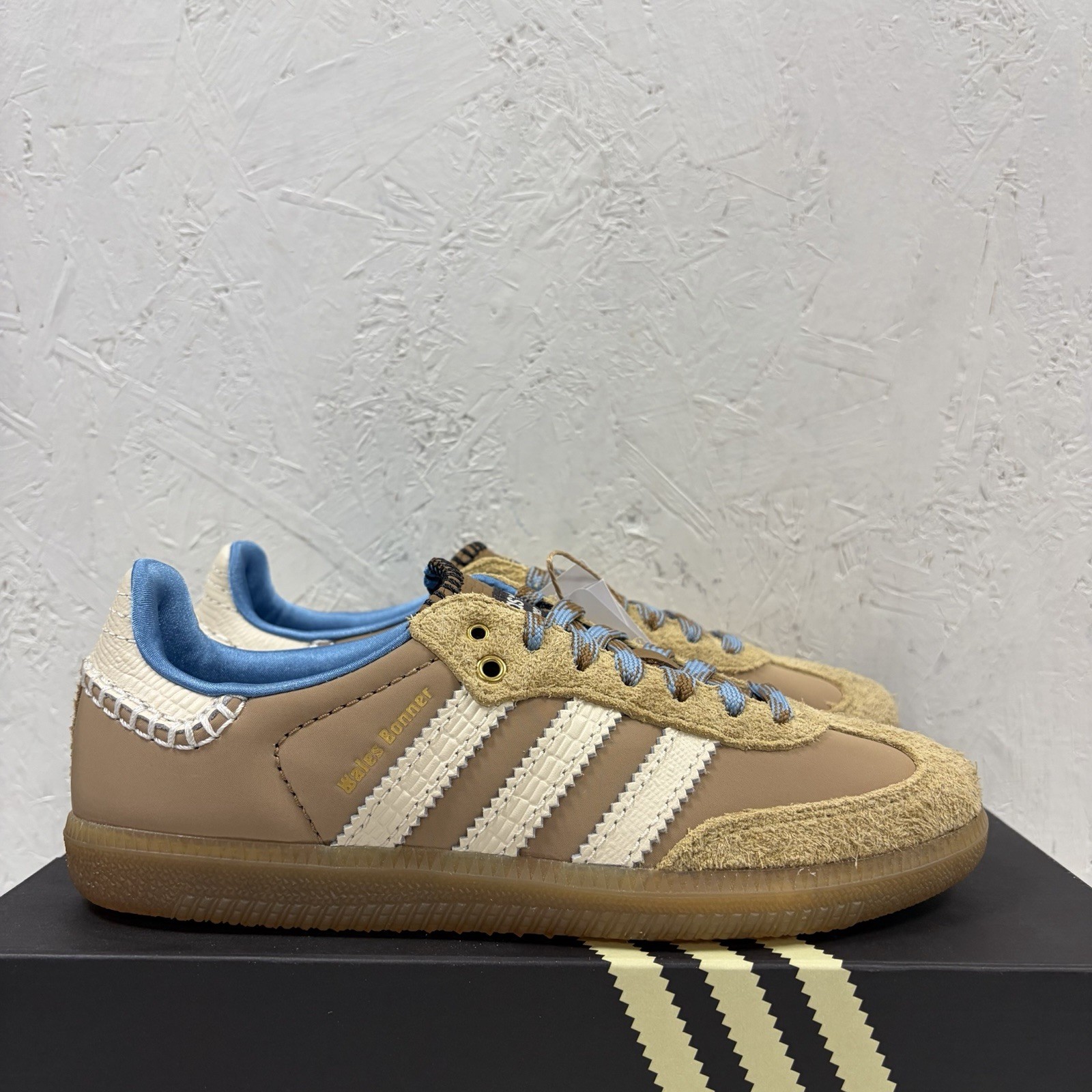 Adidas Wales Bonner Samba nylon bianco beige taglia 39