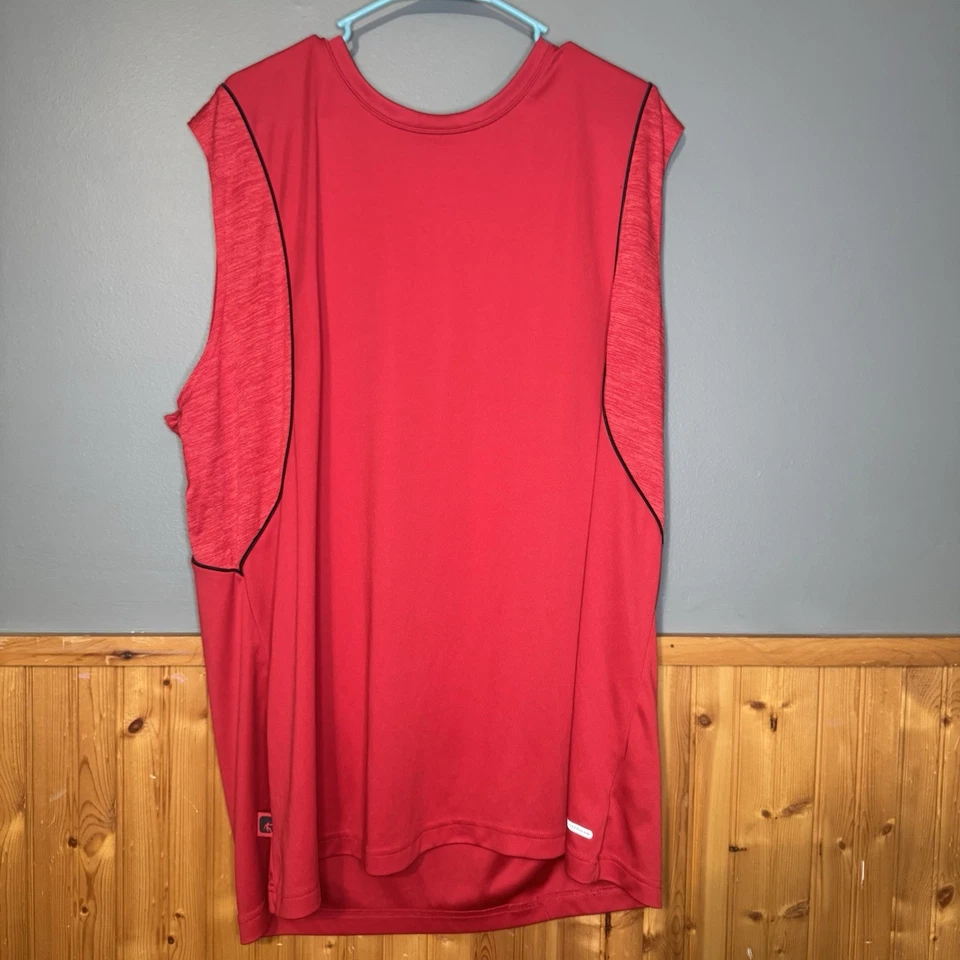 AND 1 Active Wear Sleeveless Shirt Men's 3XLarge Red - Image 4 of 4